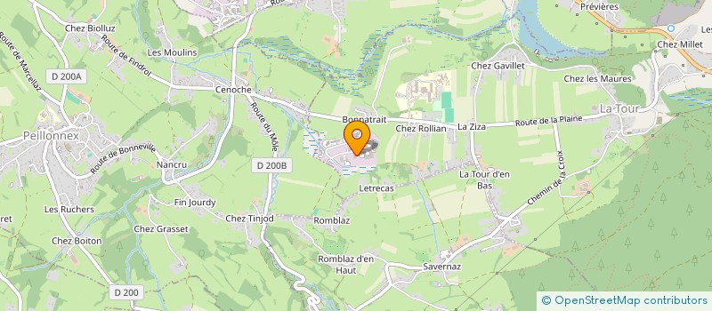 localisation de l'entreprise LOCQUET  LA TOUR