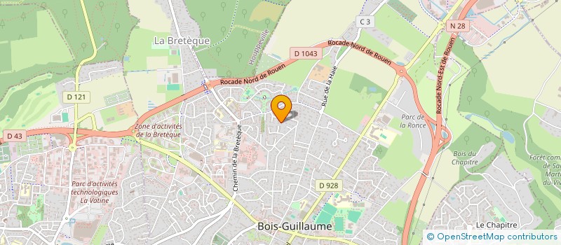 localisation de l'entreprise LOCQUET-MARSAIS à BOIS-GUILLAUME