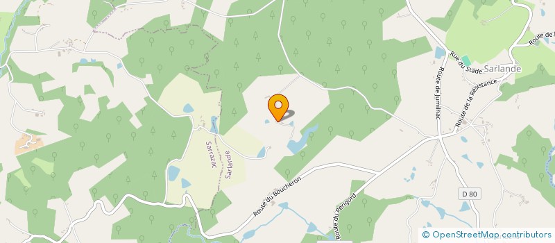 localisation de l'entreprise LOCRABE SERVICES  SARLANDE