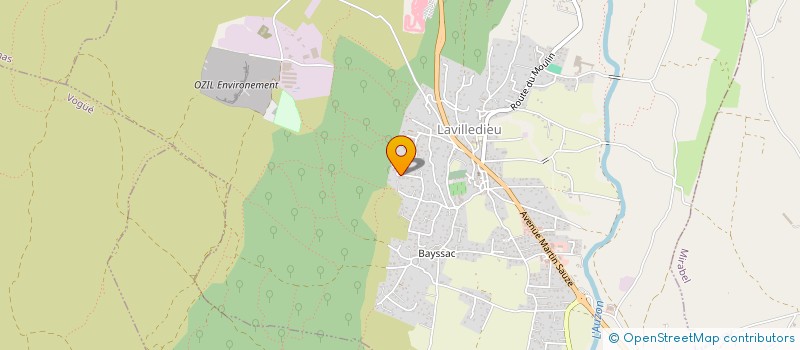 localisation de l'entreprise LOCROFED  LAVILLEDIEU