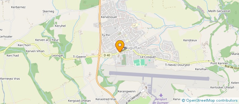 localisation de l'entreprise LOCRONIE à PLUGUFFAN