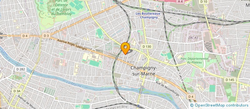 localisation de l'entreprise LOCSTARS à CHAMPIGNY-SUR-MARNE