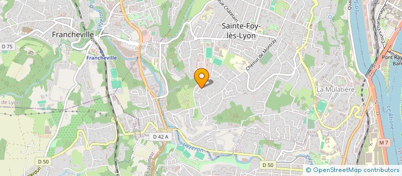 localisation de l'entreprise LOCSWEETHOME  SAINTE-FOY-LES-LYON