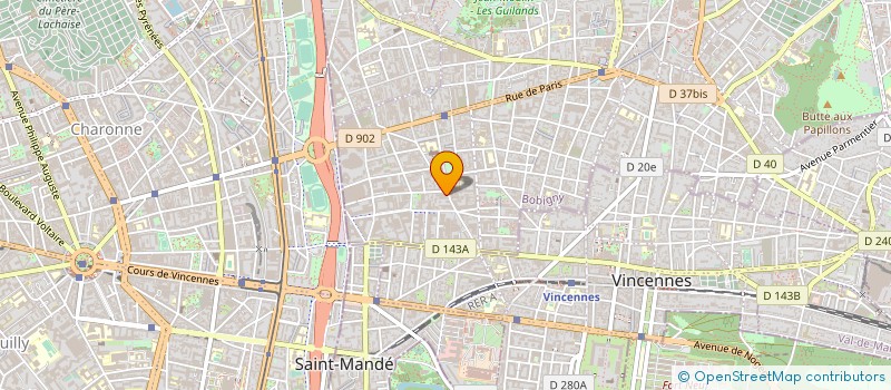 localisation de l'entreprise LOCTPG  MONTREUIL