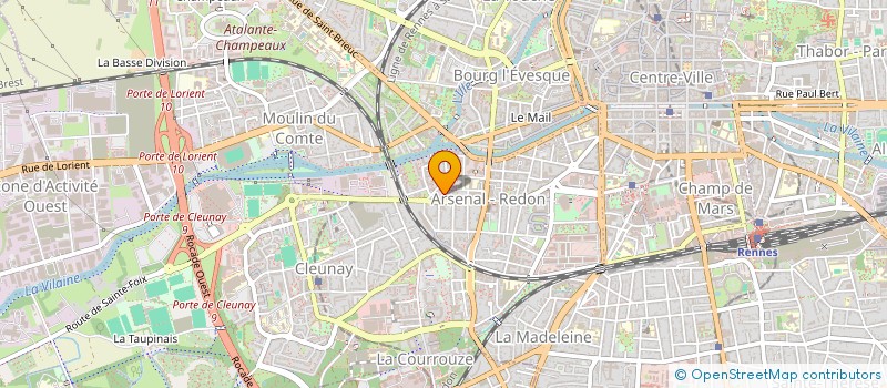 localisation de l'entreprise LOCTUDY LES BLEDS  LA MEZIERE