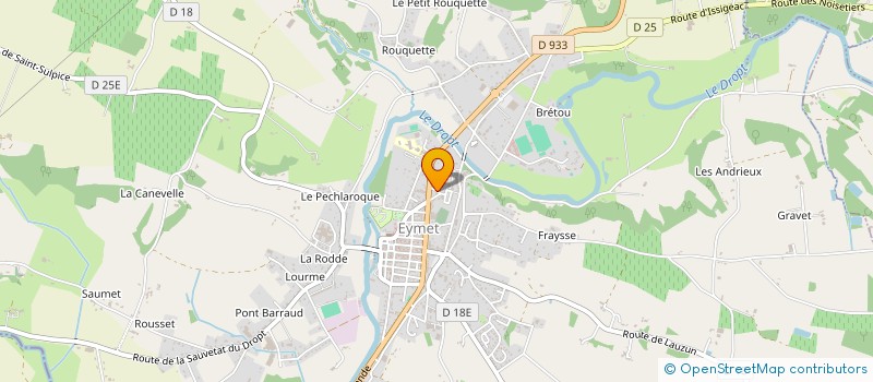 localisation de l'entreprise LOCUS REGIT ACTUM  EYMET