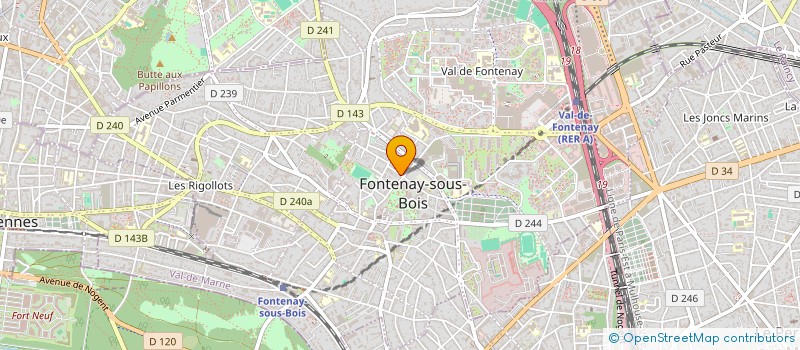 localisation de l'entreprise LOCUSCAPE à FONTENAY-SOUS-BOIS