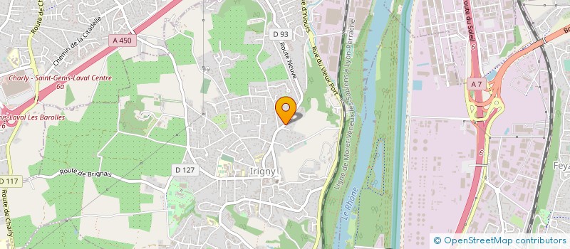 localisation de l'entreprise LOCUSTA à IRIGNY
