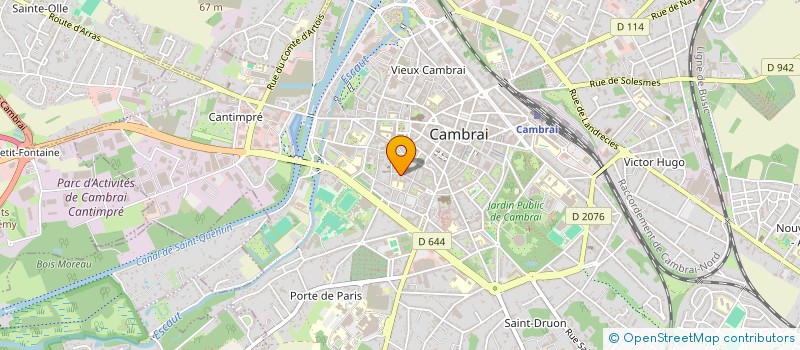 localisation de l'entreprise LOCVENTUS à CAMBRAI