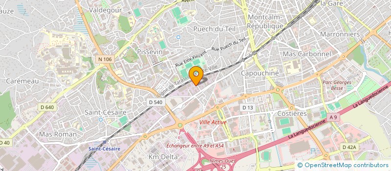 localisation de l'entreprise LOCVIT  NIMES