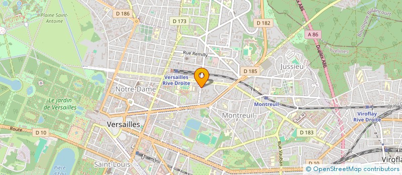 localisation de l'entreprise LOCVUEMER à VERSAILLES