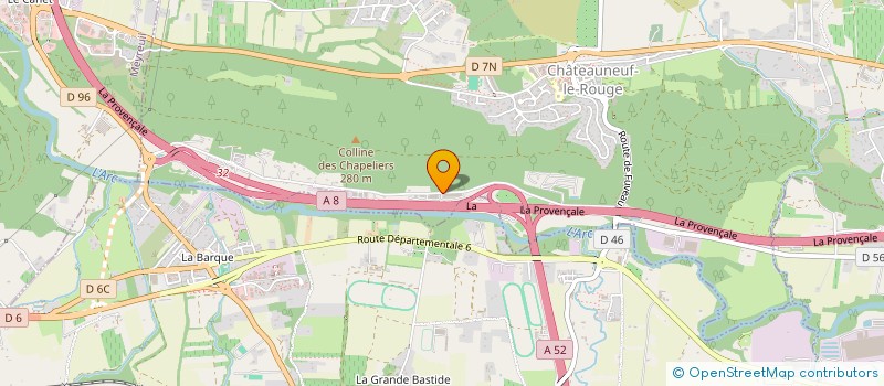 localisation de l'entreprise LOCX'FREJUS  CHATEAUNEUF-LE-ROUGE