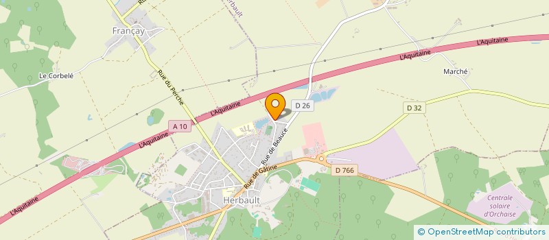 localisation de l'entreprise LOCYFA  HERBAULT