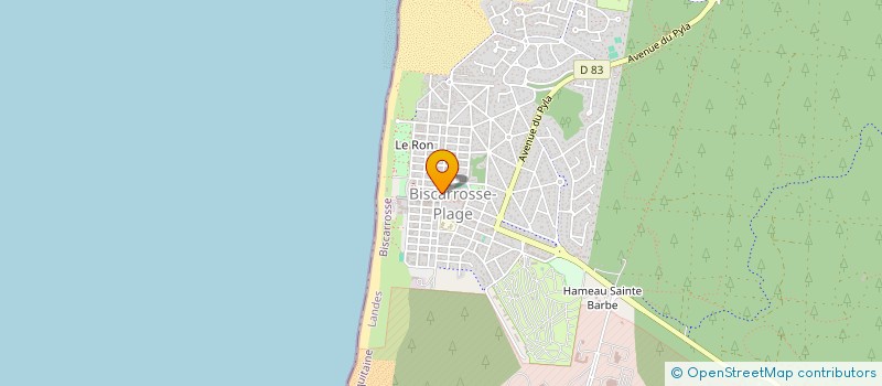 localisation de l'entreprise LOCYNI  BISCARROSSE