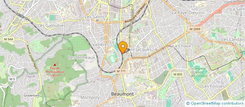 localisation de l'entreprise LOCYRIL  CLERMONT-FERRAND