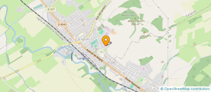 localisation de l'entreprise LOCYVOIS  CARIGNAN