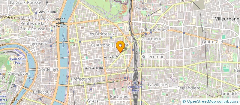 localisation de l'entreprise LOD  LYON