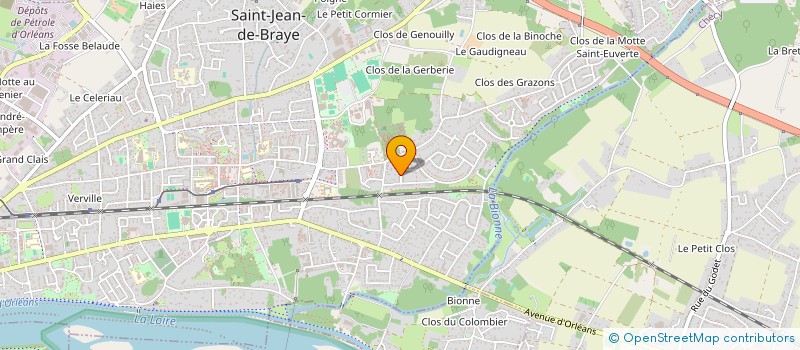 localisation de l'entreprise LOD ASSO 45 à SAINT-JEAN-DE-BRAYE