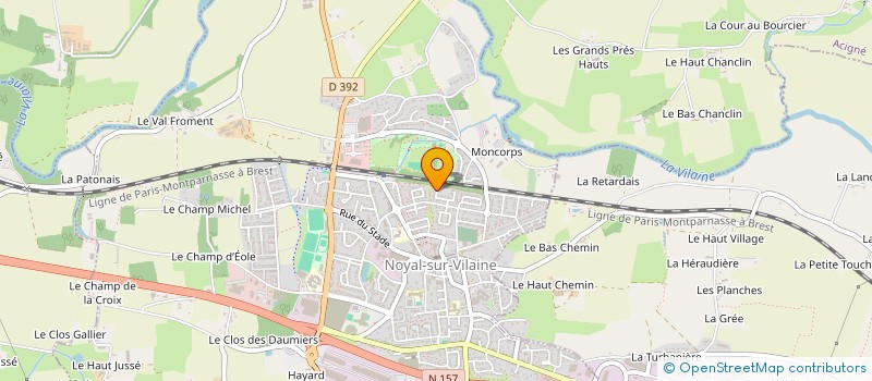 localisation de l'entreprise LODA à NOYAL-SUR-VILAINE