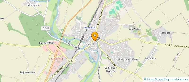 localisation de l'entreprise LODACE  BONNEVAL