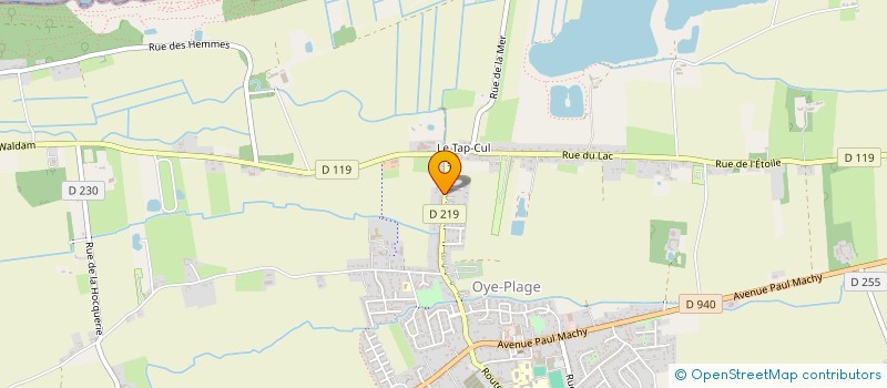 localisation de l'entreprise LODASI  OYE-PLAGE