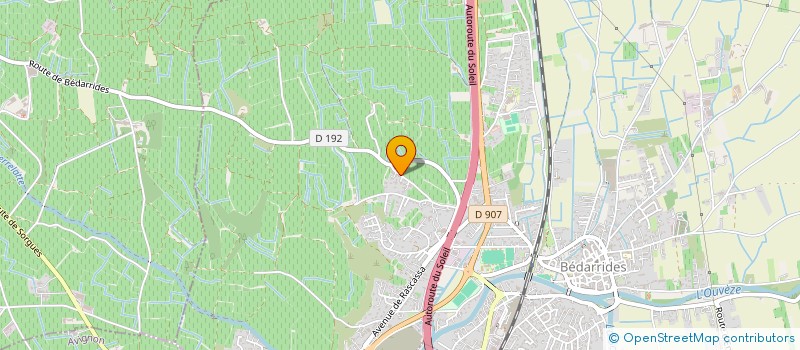 localisation de l'entreprise LODATY  BEDARRIDES