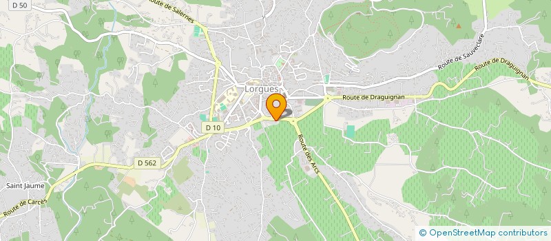 localisation de l'entreprise LODAV  LORGUES