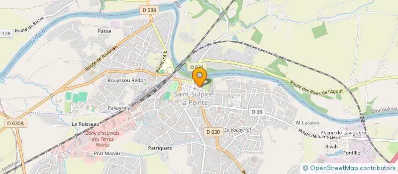 localisation de l'entreprise LODECOM  SAINT-SULPICE-LA-POINTE