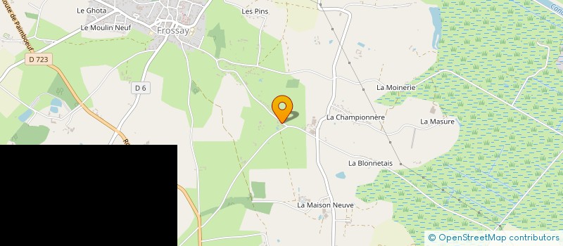 localisation de l'entreprise LODEL  FROSSAY