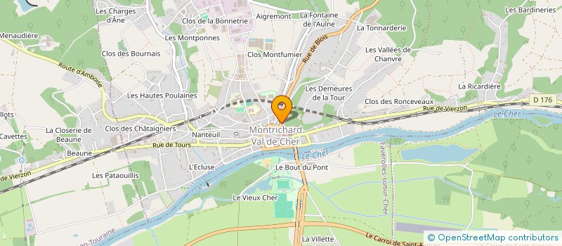 localisation de l'entreprise LODELA  PONTLEVOY