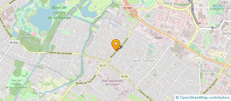 localisation de l'entreprise LODGE à TOULOUSE