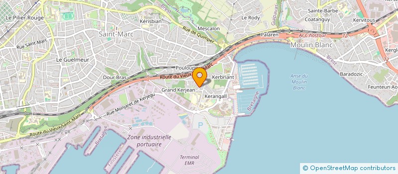 localisation de l'entreprise LODGE  BREST