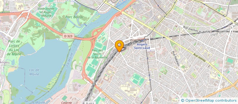 localisation de l'entreprise LODGE AND CO à ANGERS