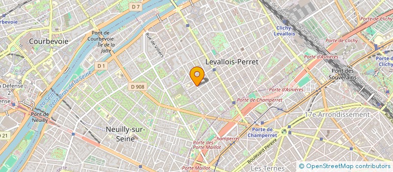 localisation de l'entreprise LODGE INDUSTRIES à LEVALLOIS-PERRET