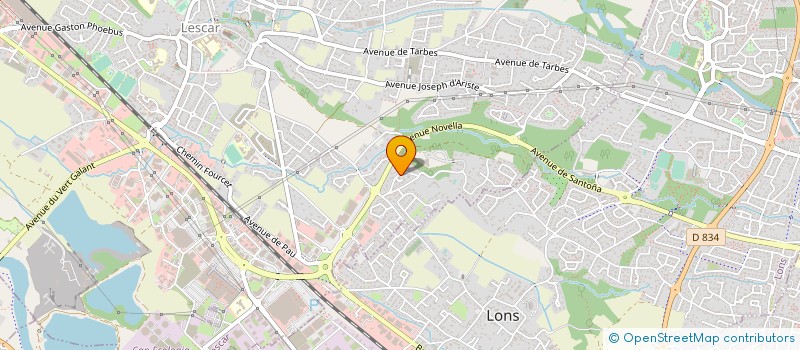 localisation de l'entreprise LODGE PATRIM  LONS