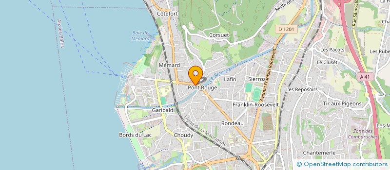 localisation de l'entreprise LODGES COLLECTION  AIX-LES-BAINS