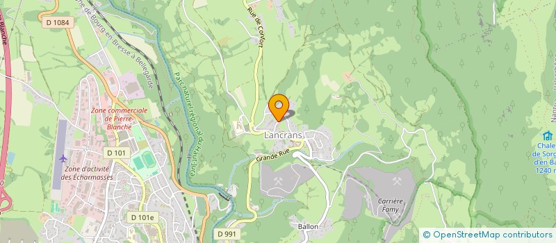 localisation de l'entreprise LODGES DE CATRAY à VALSERHONE