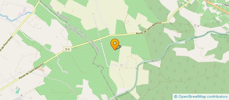 localisation de l'entreprise LODGES DE ROQUEFEUILLE  POURRIERES