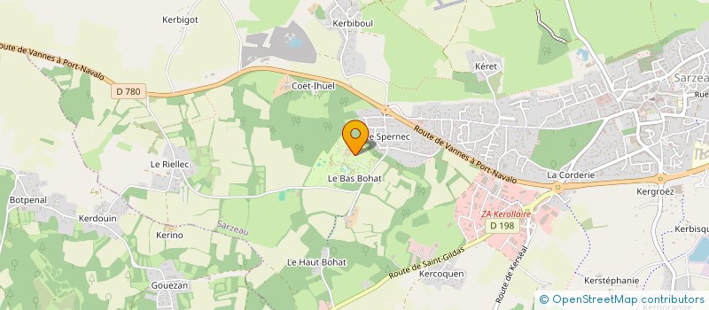localisation de l'entreprise LODGES DE SARZEAU  SARZEAU
