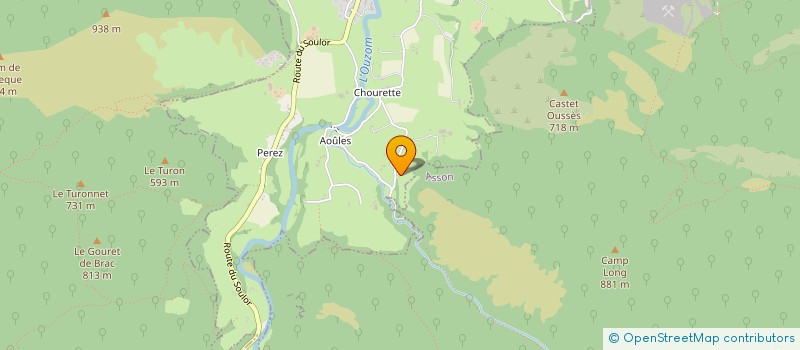 localisation de l'entreprise LODGES DES PYRENEES  ARTHEZ-D'ASSON