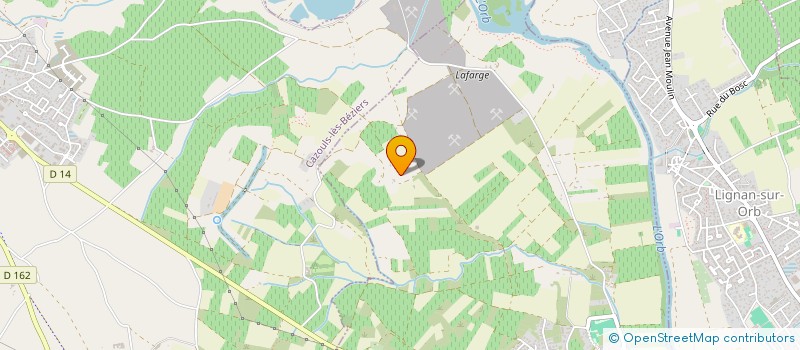 localisation de l'entreprise LODGES ET CABANES SAUVAGES  MARAUSSAN