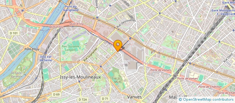 localisation de l'entreprise LODI à ISSY-LES-MOULINEAUX