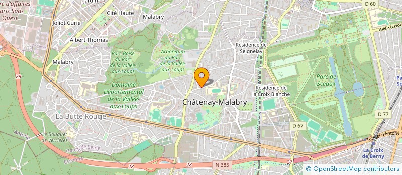 localisation de l'entreprise LODI LUCAS  CHATENAY-MALABRY