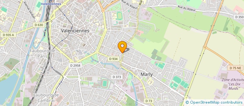 localisation de l'entreprise LODIALAB  VALENCIENNES