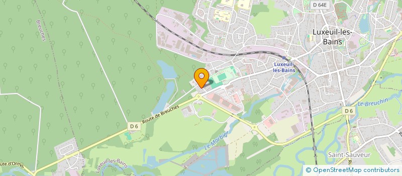 localisation de l'entreprise LODIM  LUXEUIL-LES-BAINS