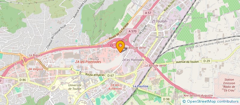 localisation de l'entreprise LODIMAT à LA GARDE