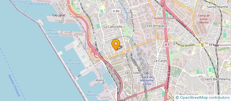 localisation de l'entreprise LODIS à MARSEILLE