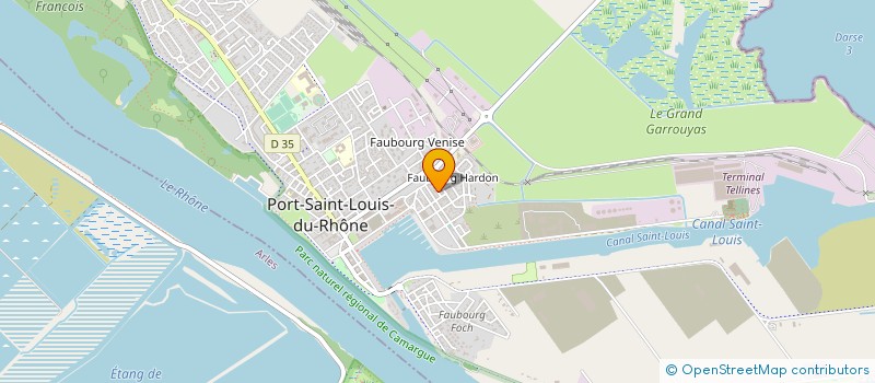 localisation de l'entreprise LODISUD à PORT-SAINT-LOUIS