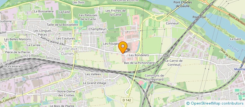 localisation de l'entreprise LODITEC à LA VILLE-AUX-DAMES