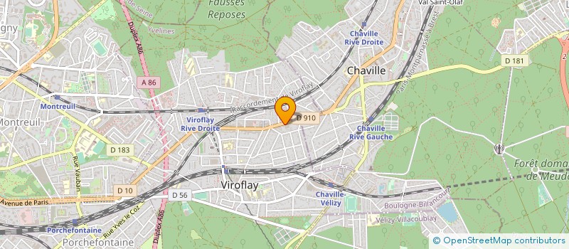 localisation de l'entreprise LODJ DISTRIBUTION à VIROFLAY
